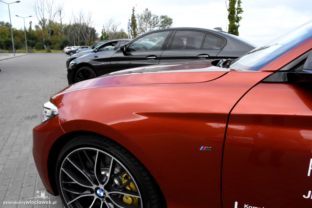 Przejazd BMW przez Włocławek