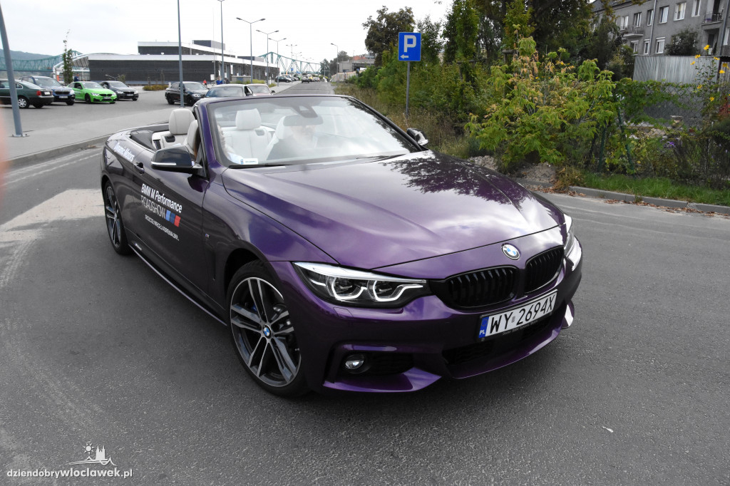 Przejazd BMW przez Włocławek
