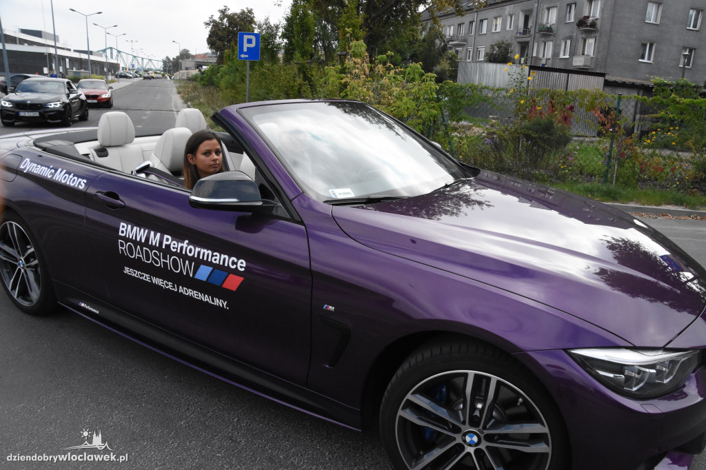Przejazd BMW przez Włocławek