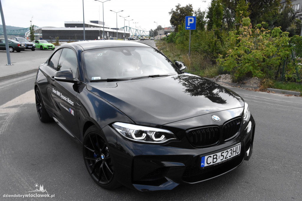 Przejazd BMW przez Włocławek