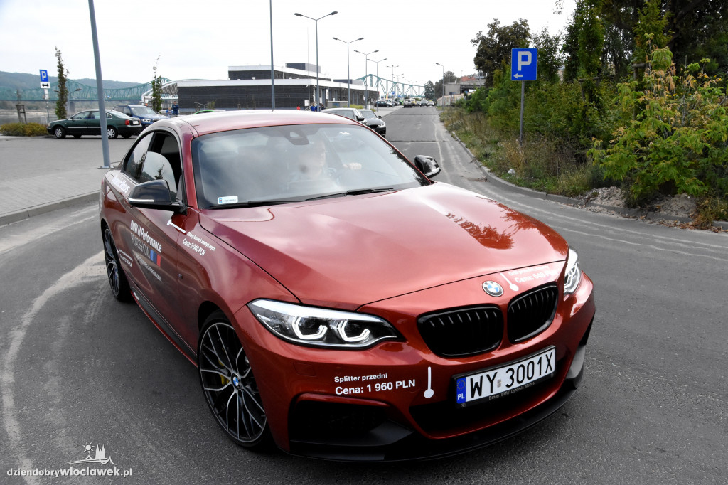 Przejazd BMW przez Włocławek