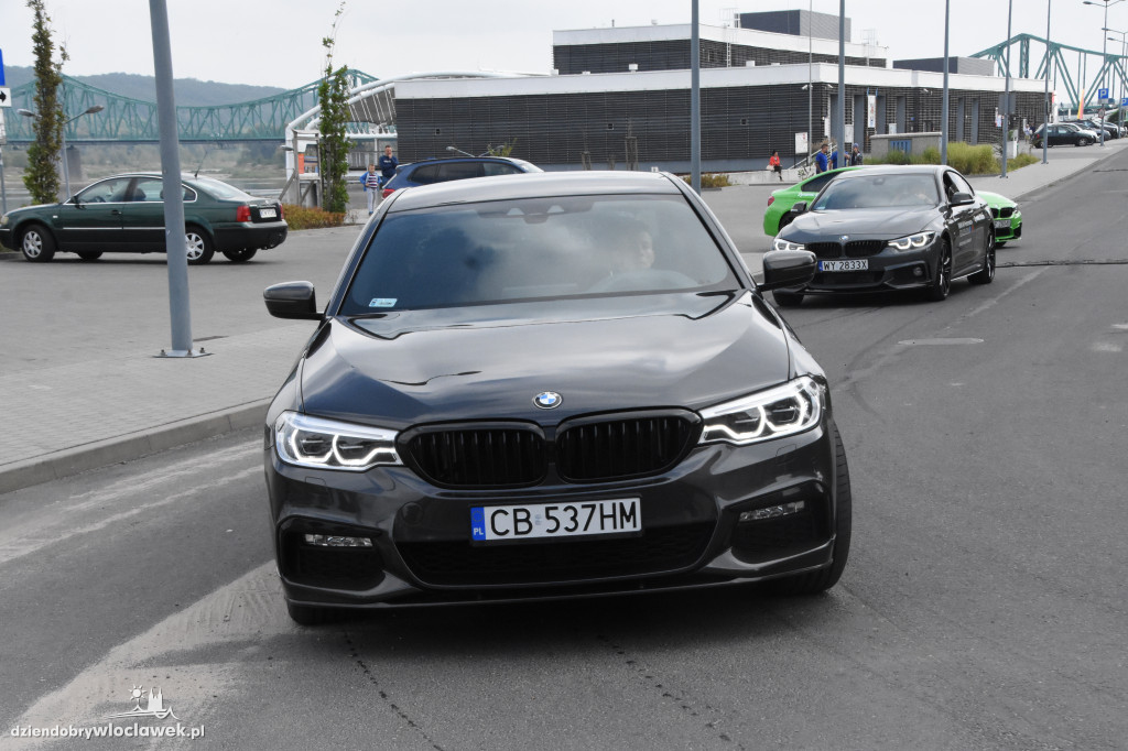 Przejazd BMW przez Włocławek