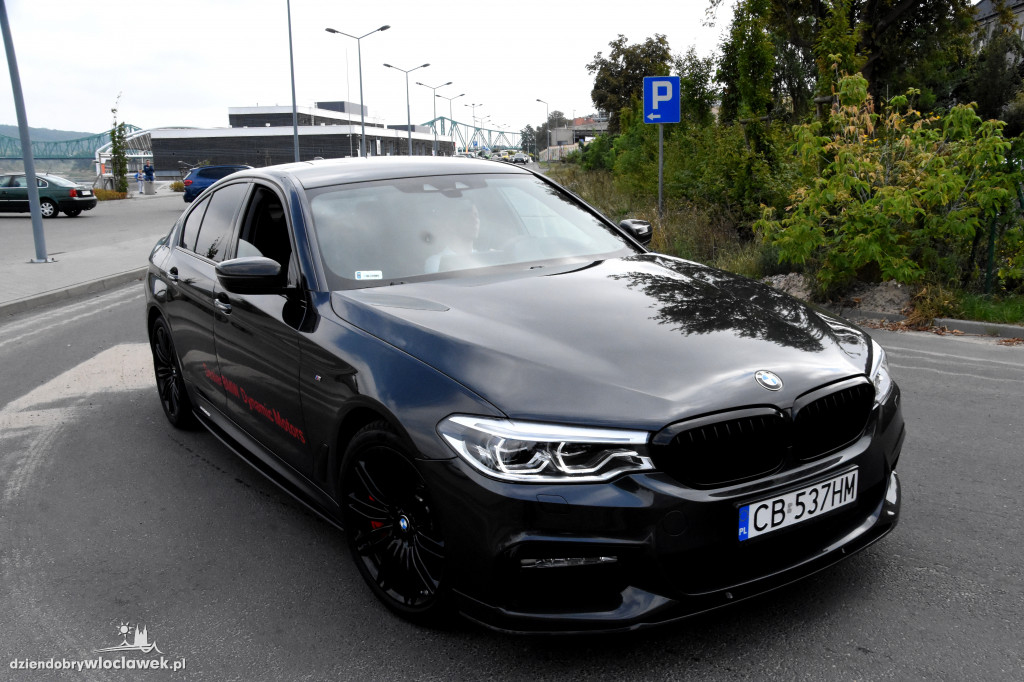 Przejazd BMW przez Włocławek