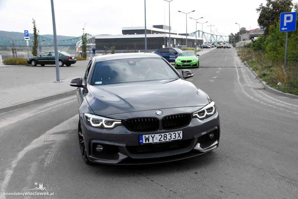Przejazd BMW przez Włocławek