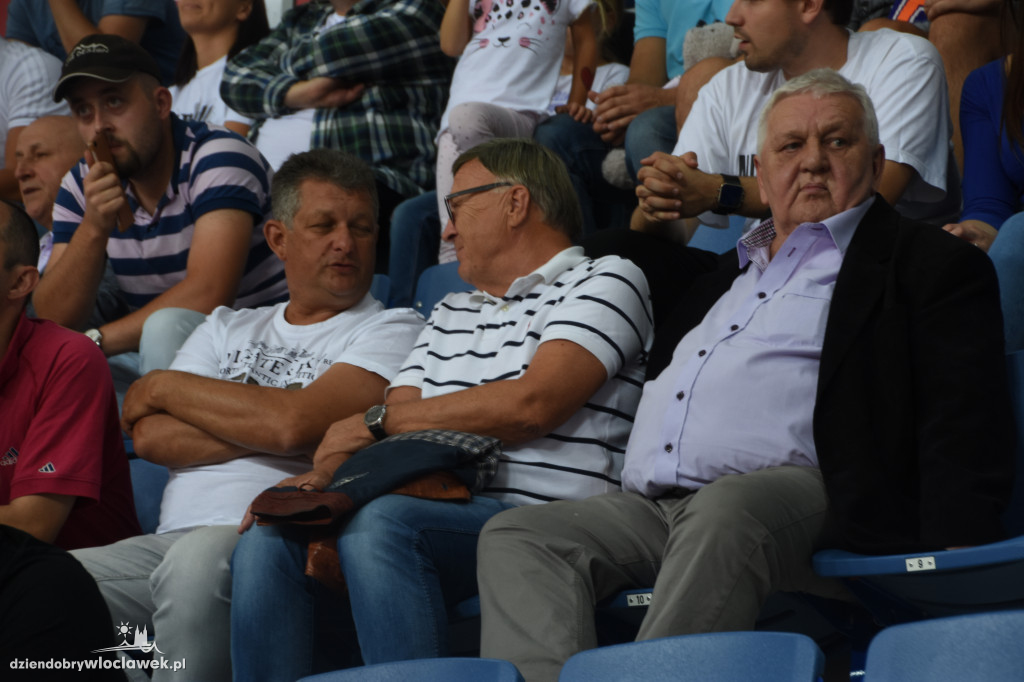 Kibice Anwilu na meczu z Treflem Sopot