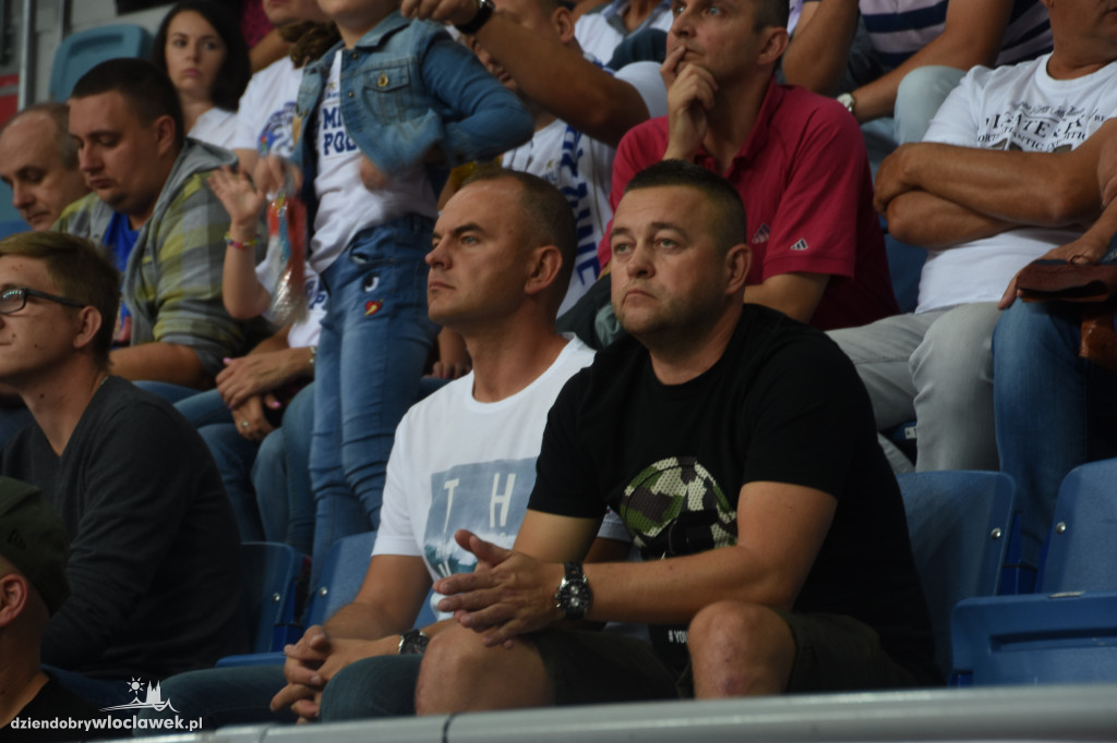 Kibice Anwilu na meczu z Treflem Sopot