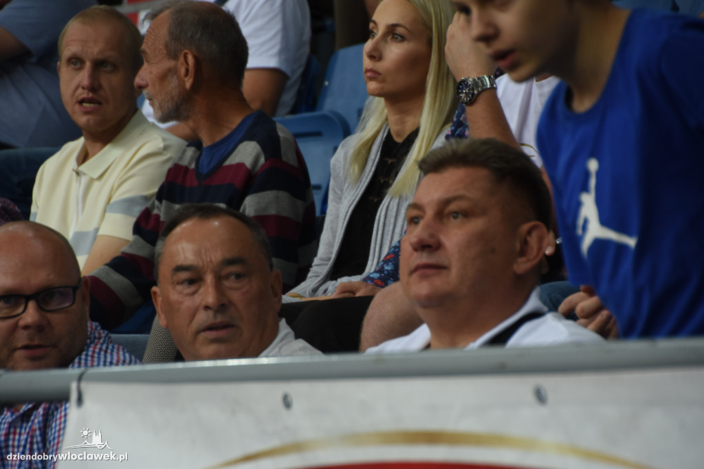 Kibice Anwilu na meczu z Treflem Sopot