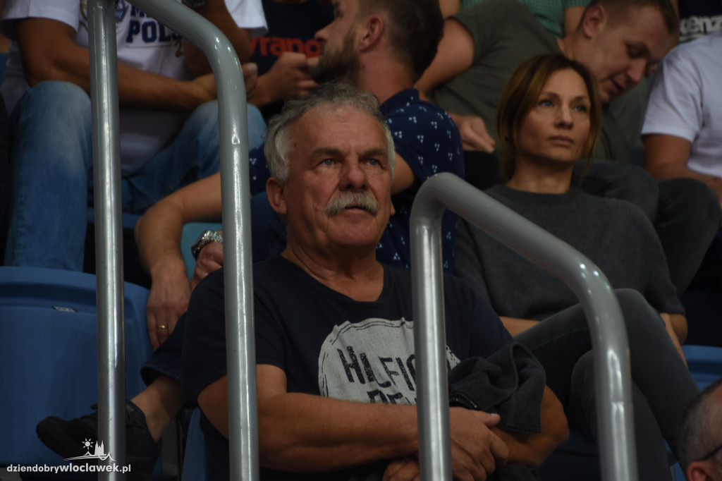 Kibice Anwilu na meczu z Treflem Sopot