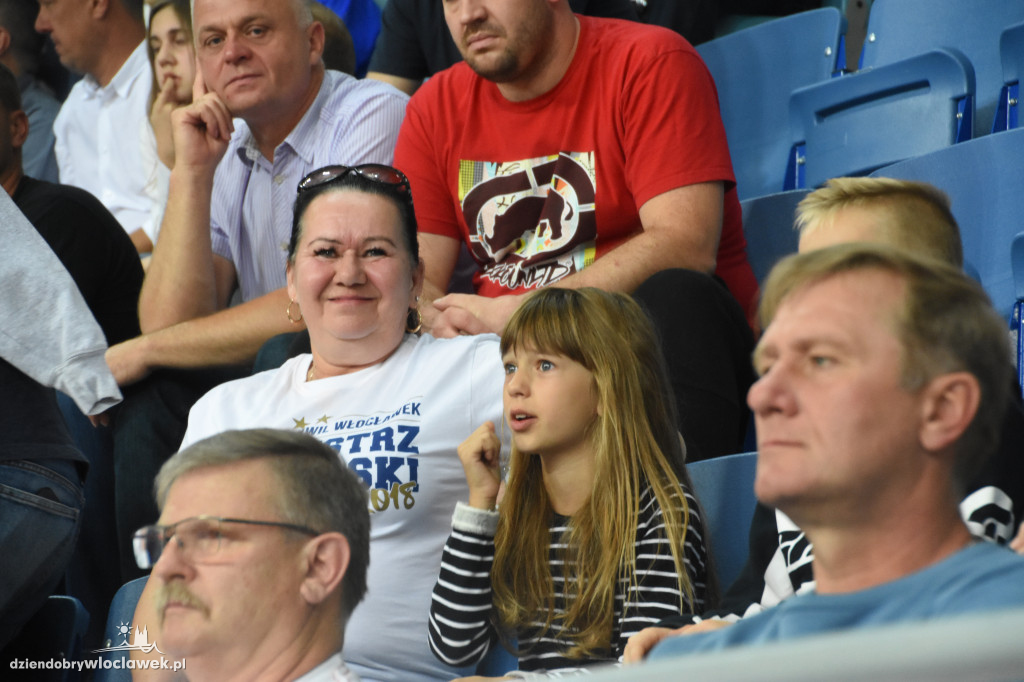 Kibice Anwilu na meczu z Treflem Sopot