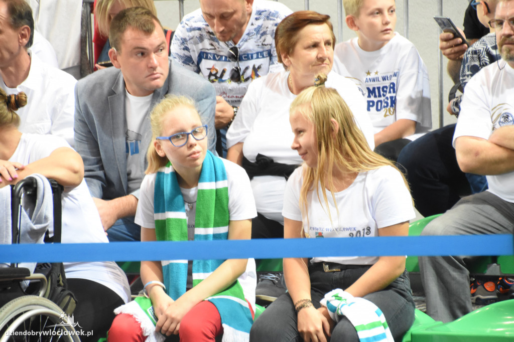 Kibice Anwilu na meczu z Treflem Sopot