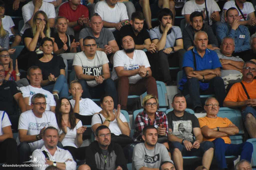 Kibice Anwilu na meczu z Treflem Sopot