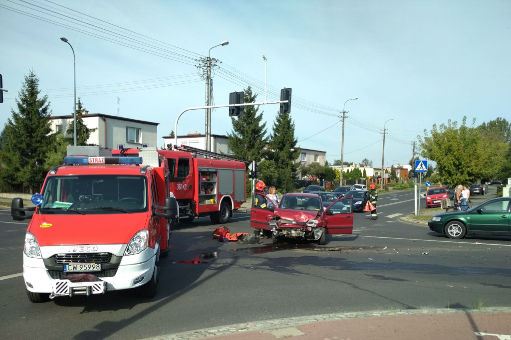 Zderzenie na skrzyżowaniu