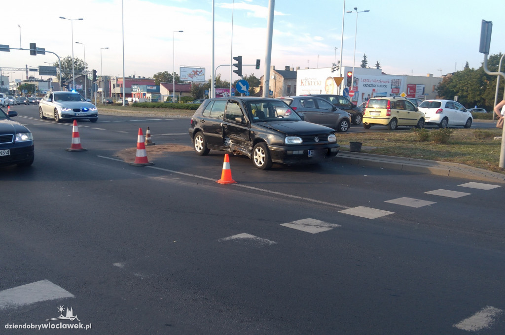 Kolizja na skrzyżowaniu DK91 i Wroniej