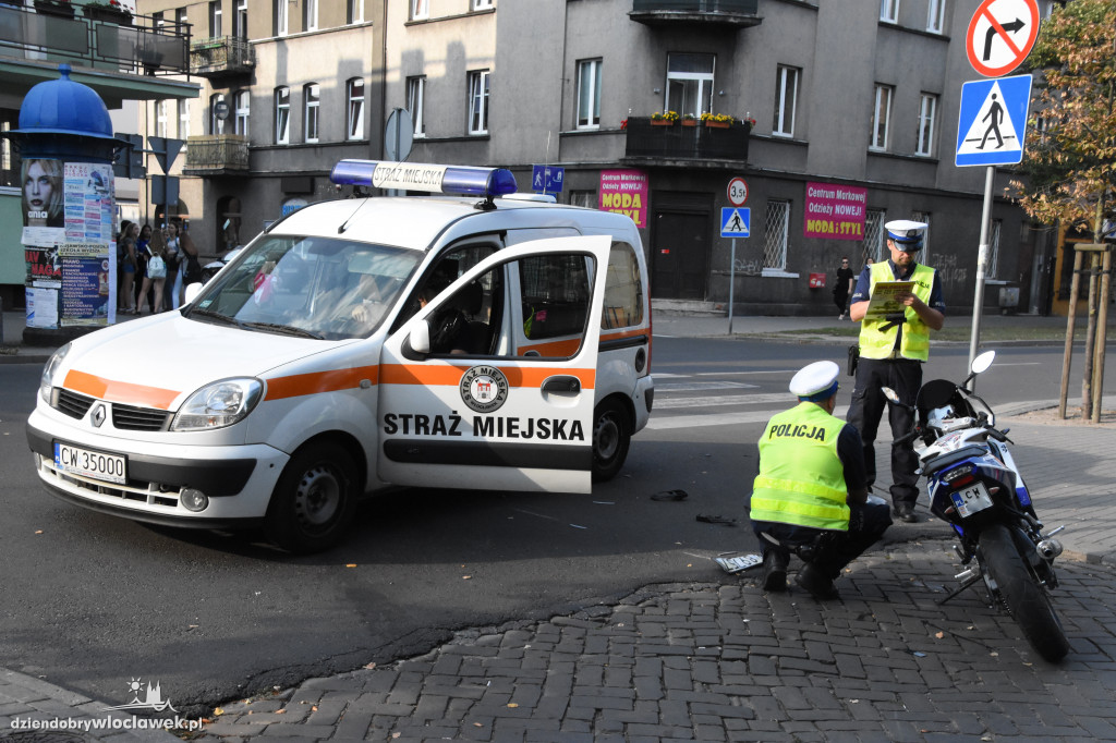 Potrącenie motocyklisty na św. Antoniego