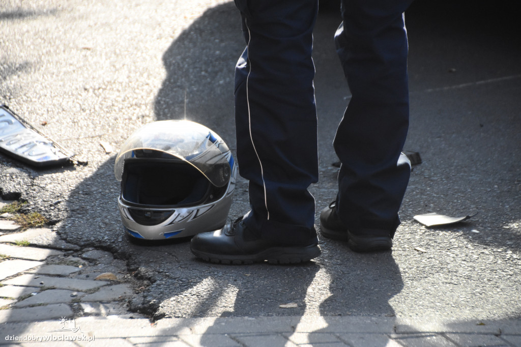 Potrącenie motocyklisty na św. Antoniego