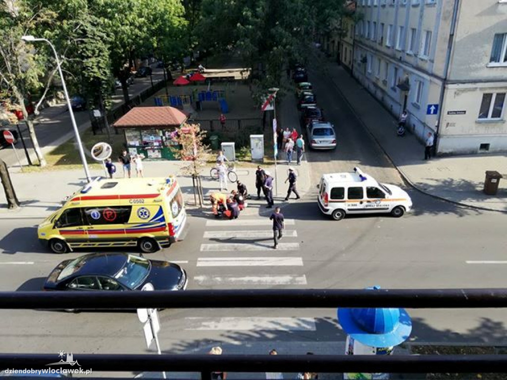 Potrącenie motocyklisty na św. Antoniego