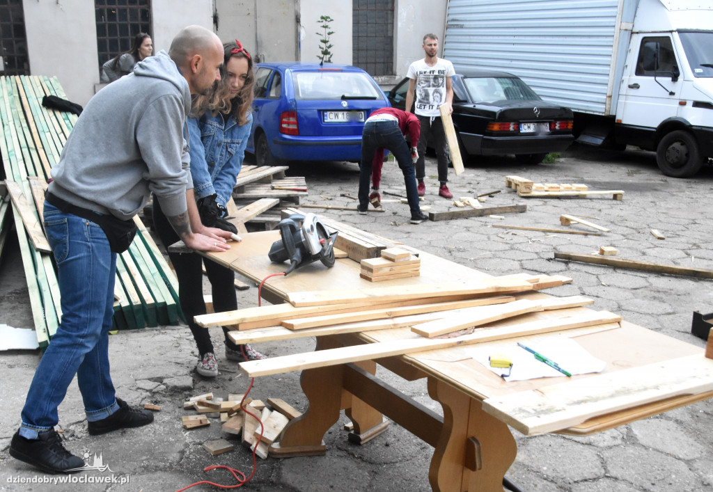 W Gwoździarni zbudowali parklet!