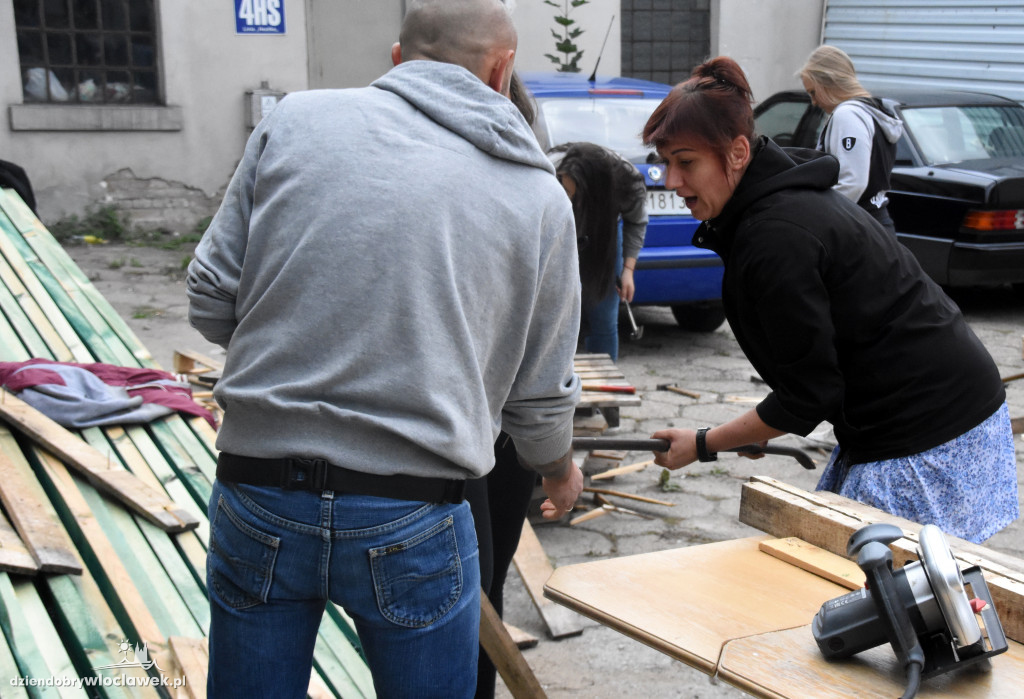 W Gwoździarni zbudowali parklet!