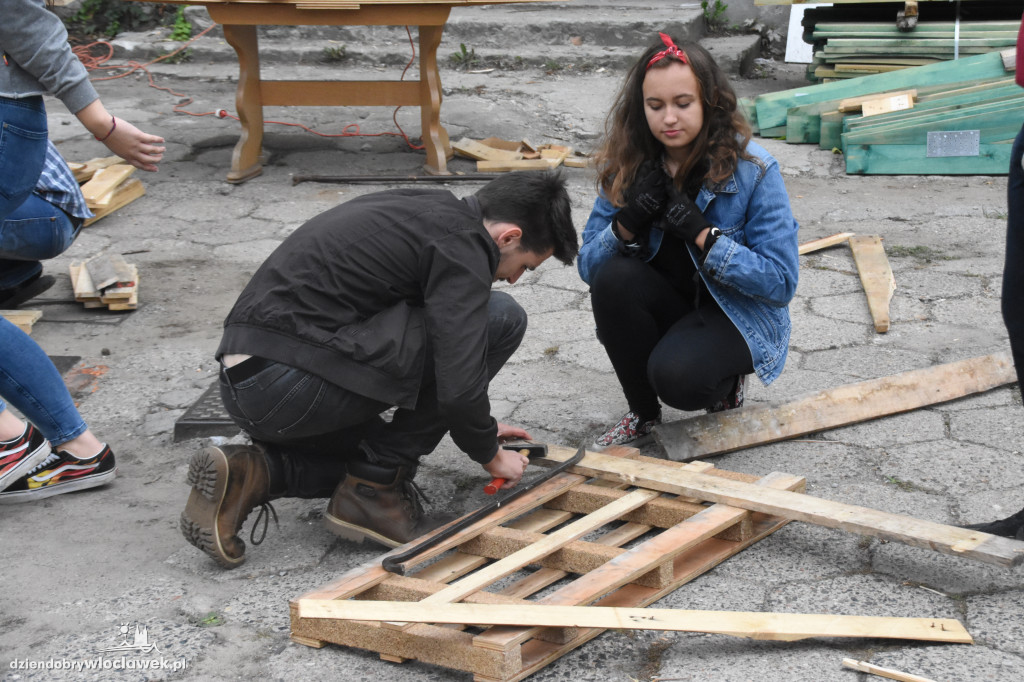 W Gwoździarni zbudowali parklet!