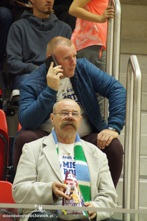 Kibice Anwilu  na meczu o Superpuchar
