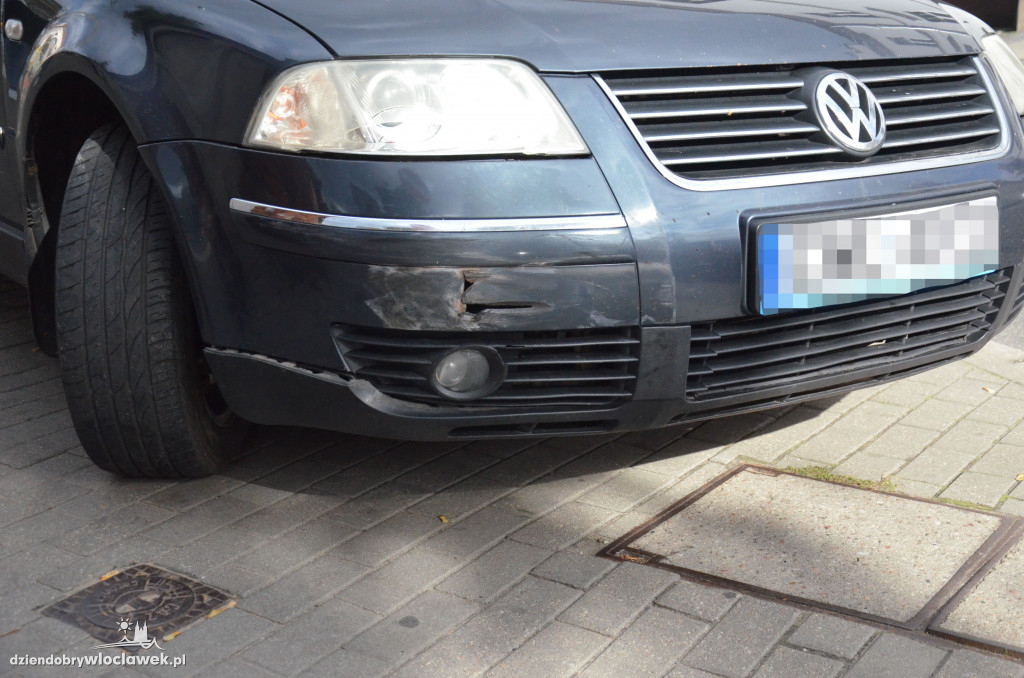 Kolizja trzech aut na ulicy Brzeskiej