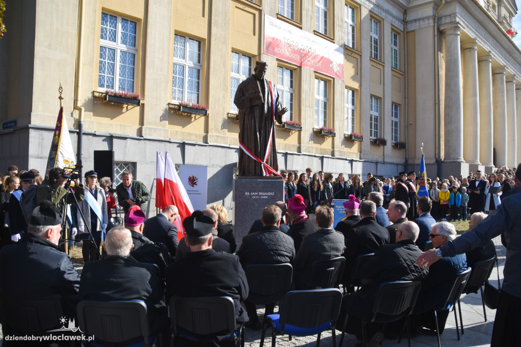Odsłonięcie pomnika ks. Jana Długosza