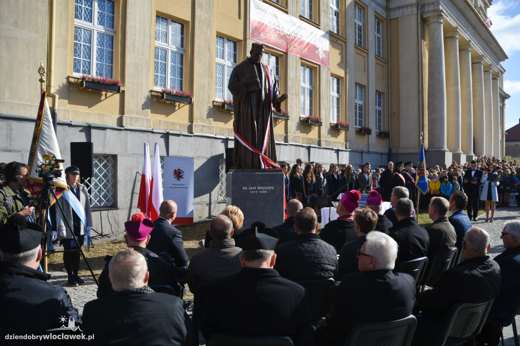 Odsłonięcie pomnika ks. Jana Długosza