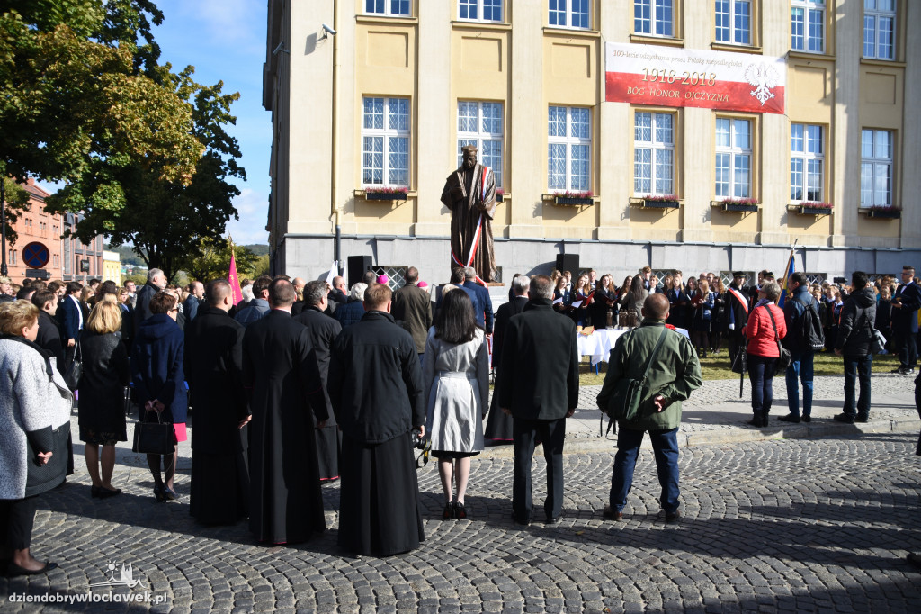 Odsłonięcie pomnika ks. Jana Długosza