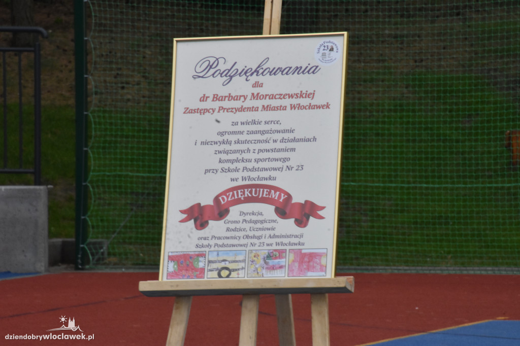 Uroczyste otwarcie boisk przy SP23