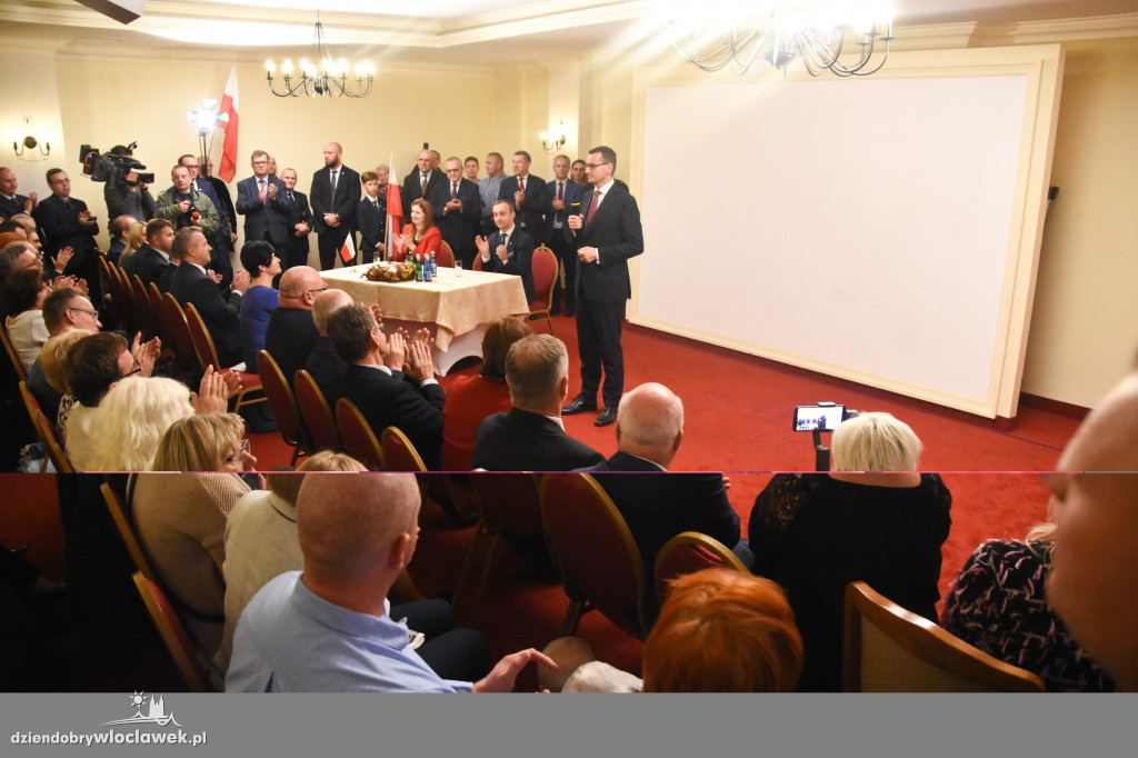 Premier Morawiecki we Włocławku