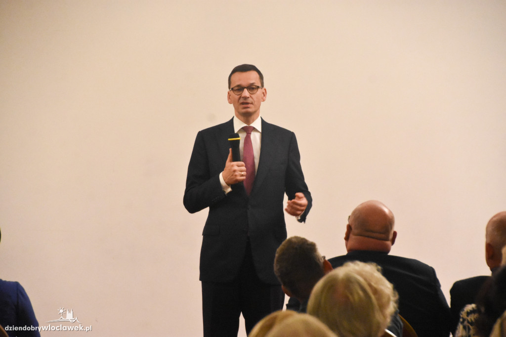 Premier Morawiecki we Włocławku