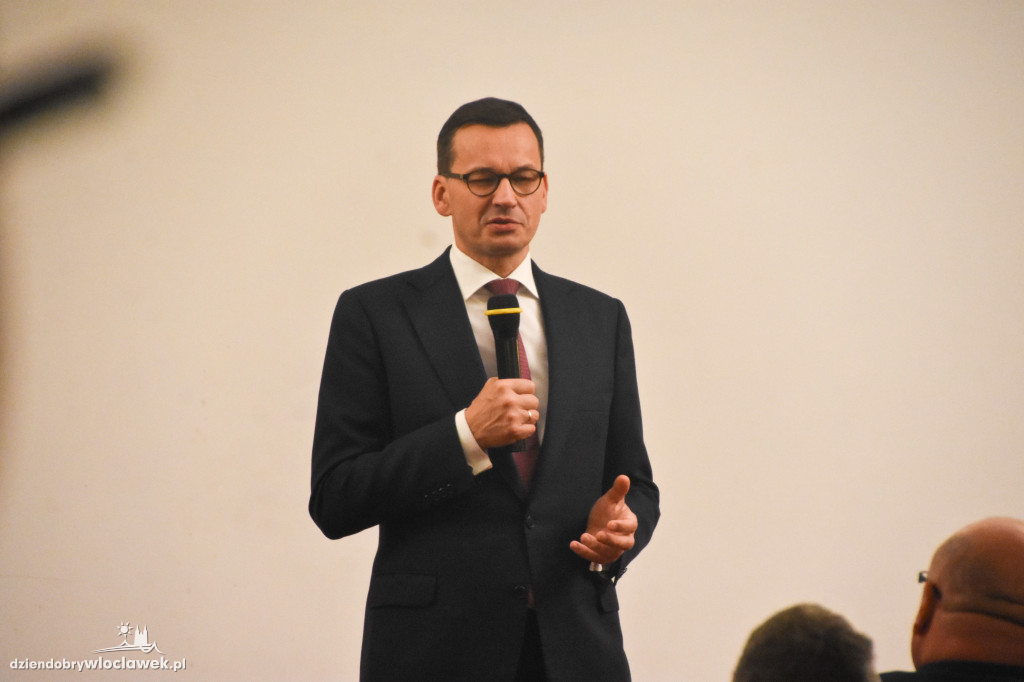 Premier Morawiecki we Włocławku