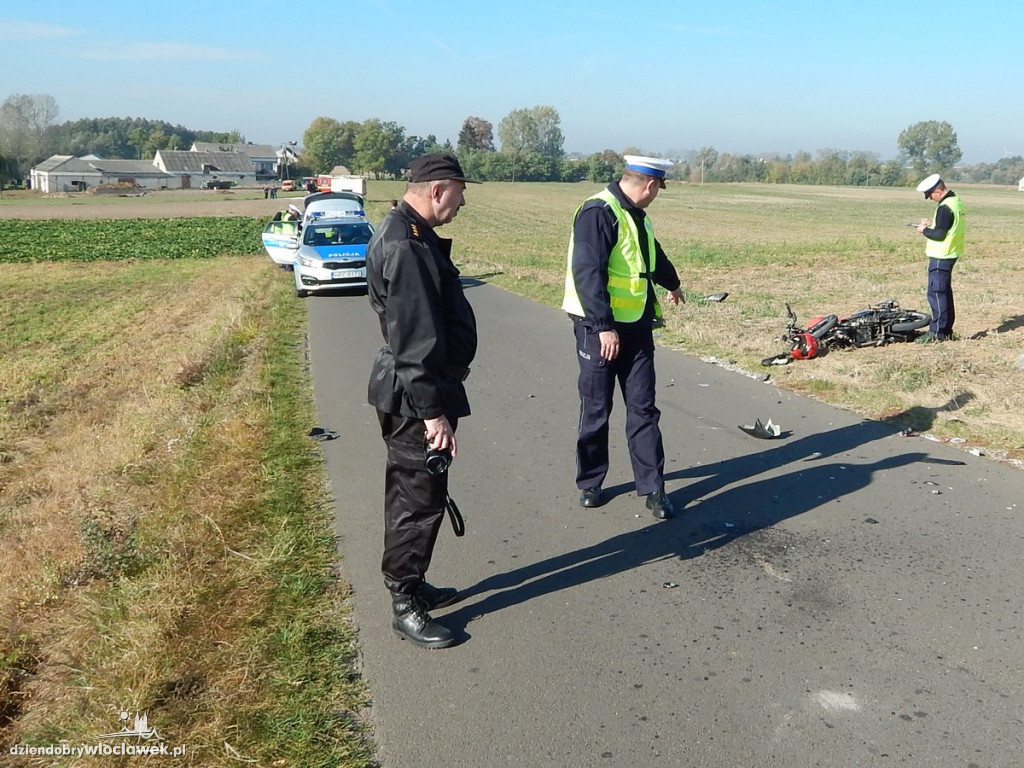 39-letni motocklista nie żyje
