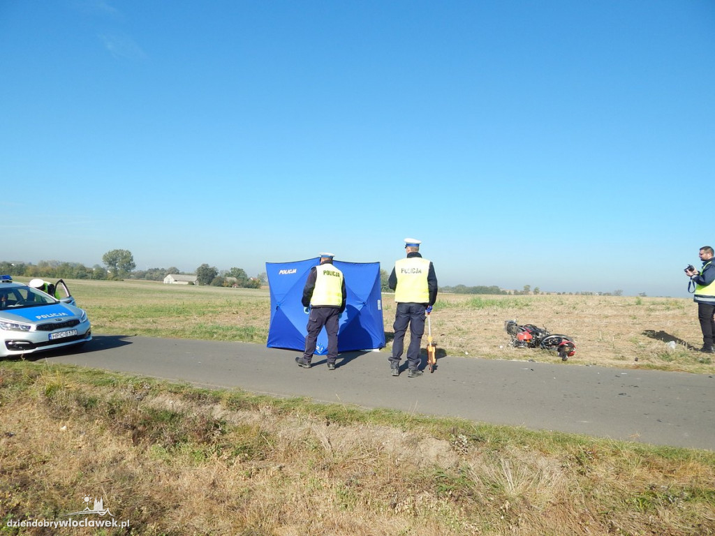 39-letni motocklista nie żyje