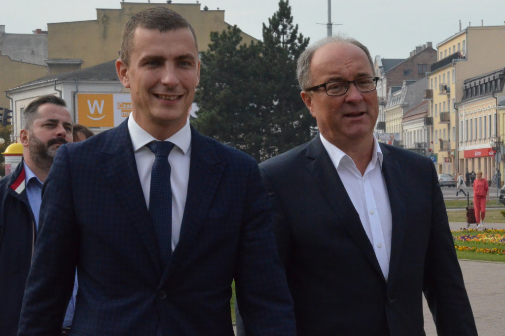 Szef SLD W. Czarzasty we Włocławku