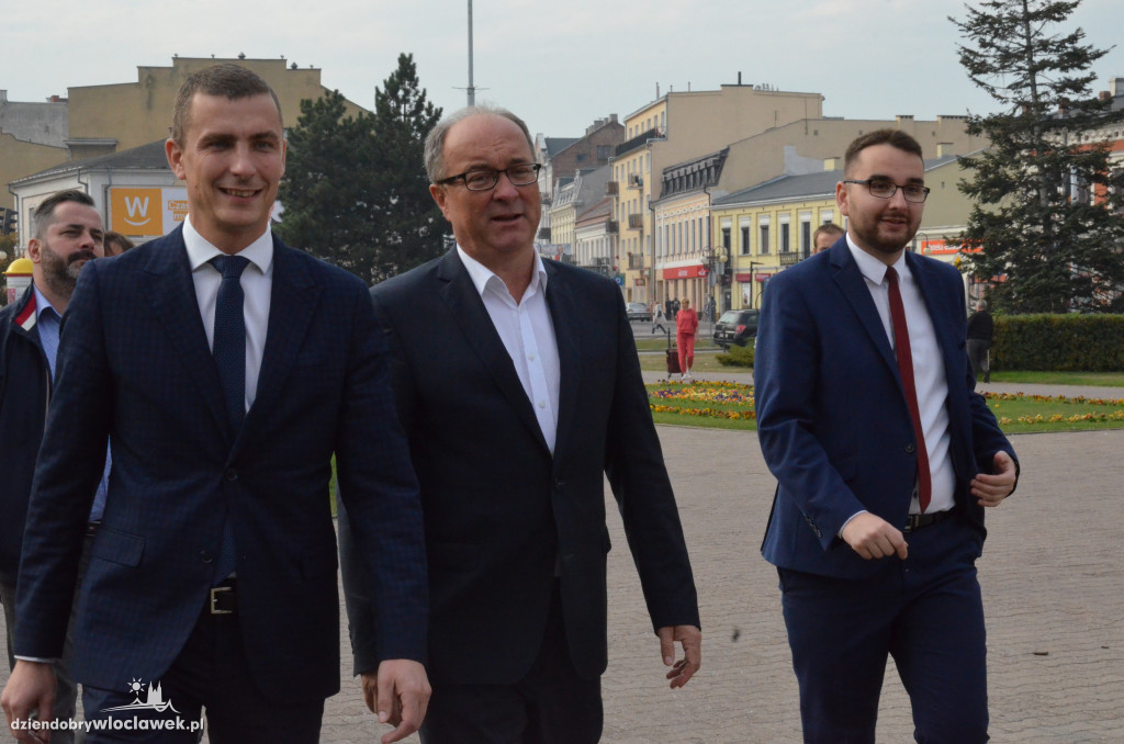 Szef SLD W. Czarzasty we Włocławku