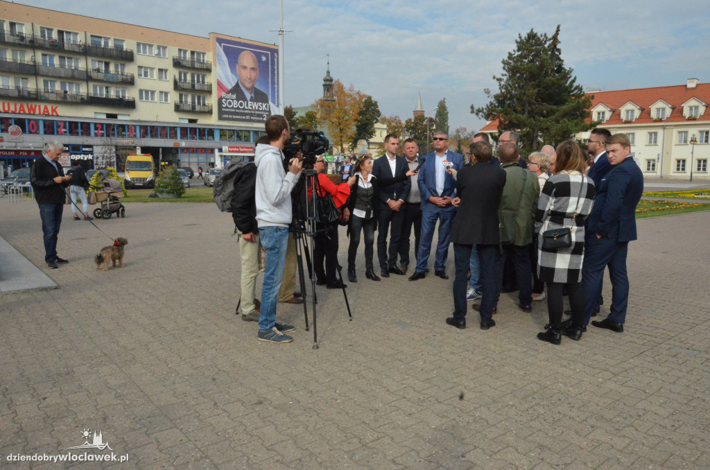 Szef SLD W. Czarzasty we Włocławku