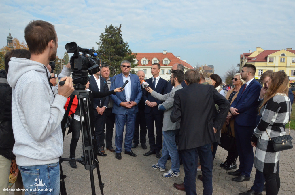 Szef SLD W. Czarzasty we Włocławku