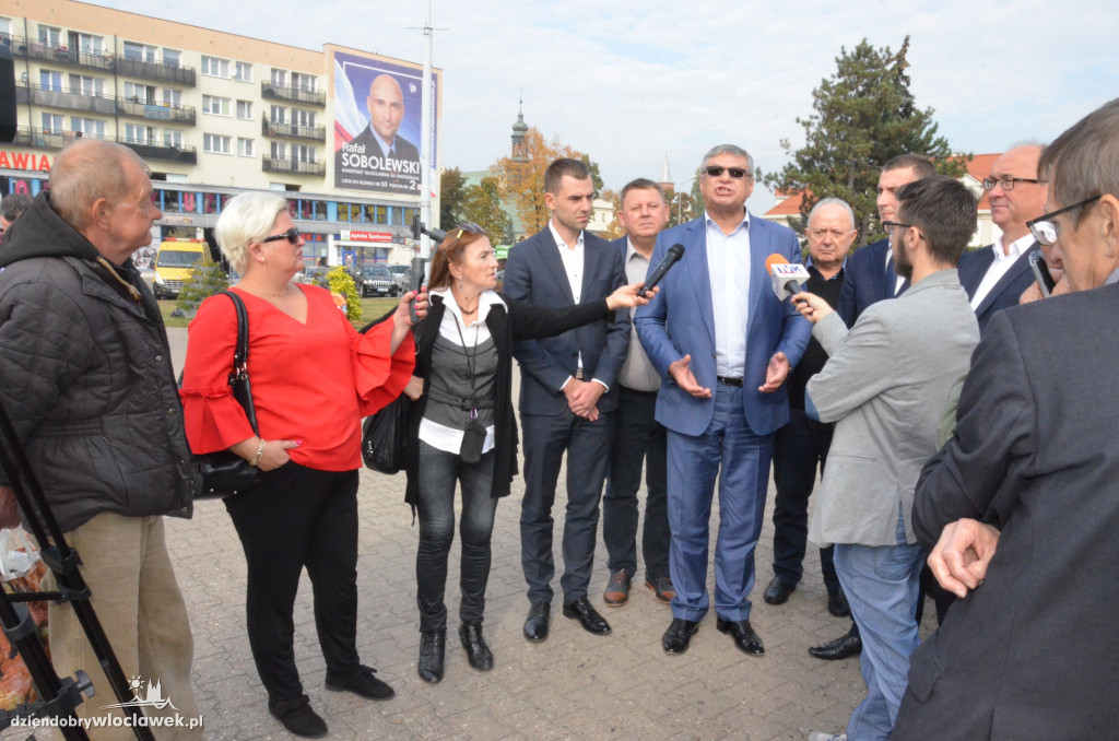 Szef SLD W. Czarzasty we Włocławku