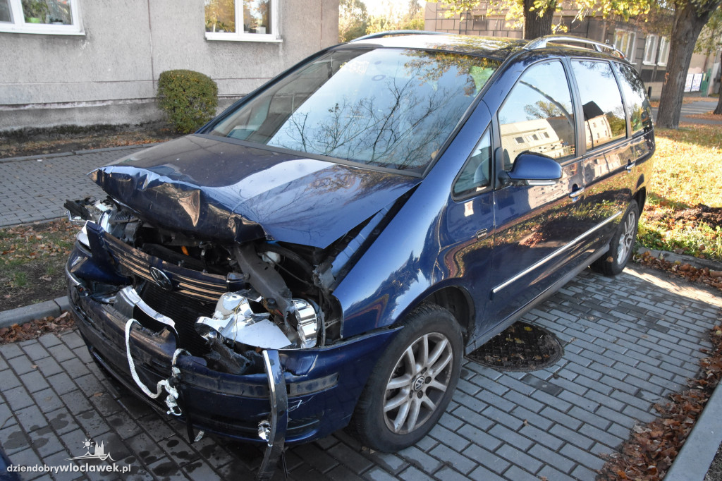 3 auta zderzyły się na Okrzei