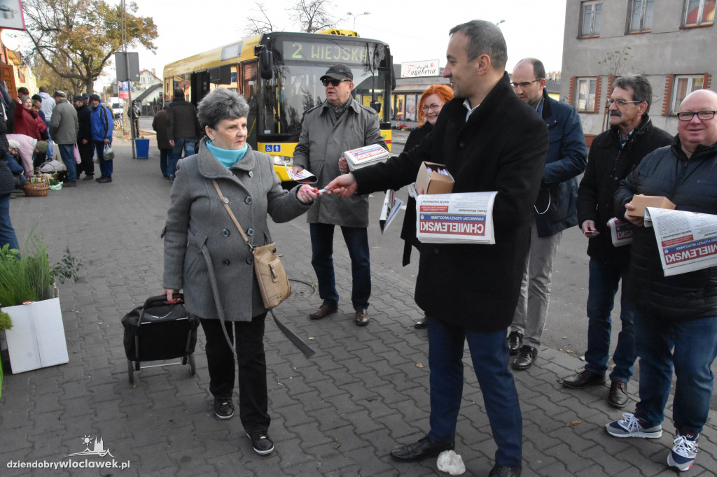 Walka o głosy na targowisku
