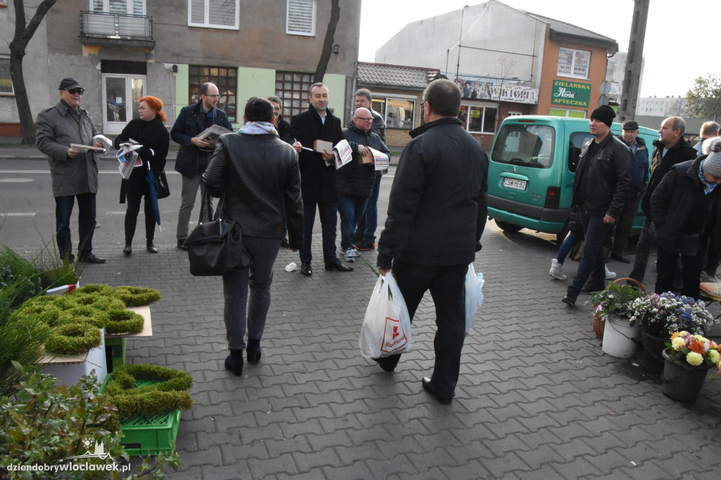 Walka o głosy na targowisku