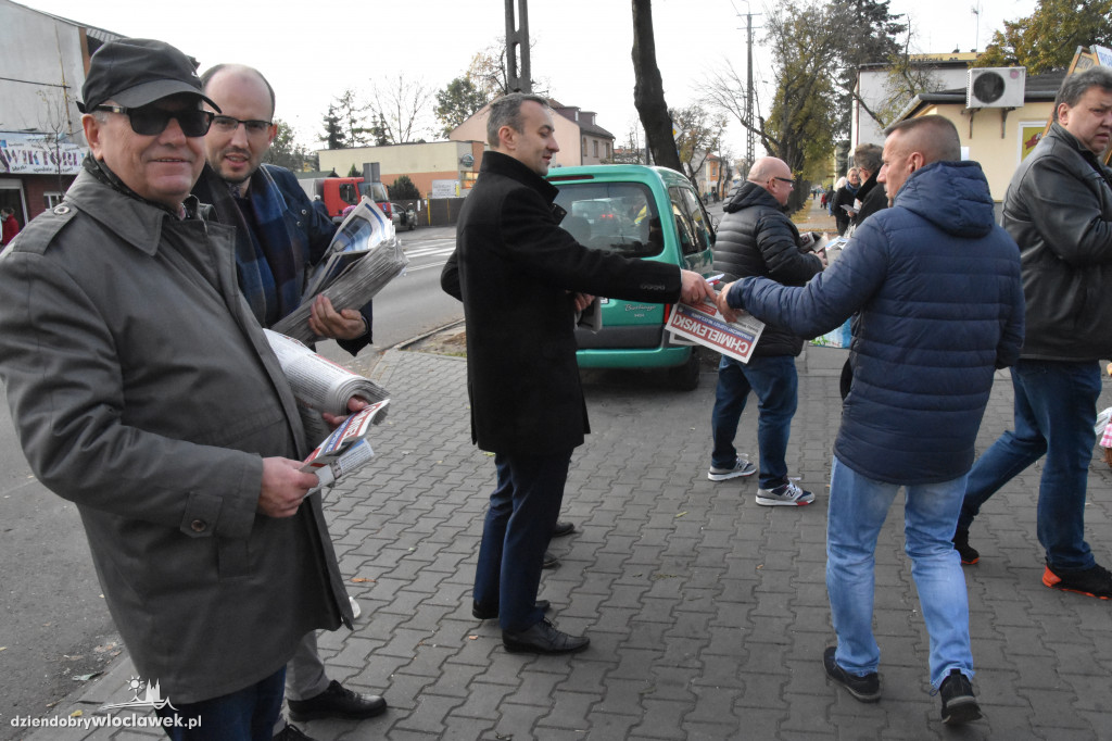 Walka o głosy na targowisku