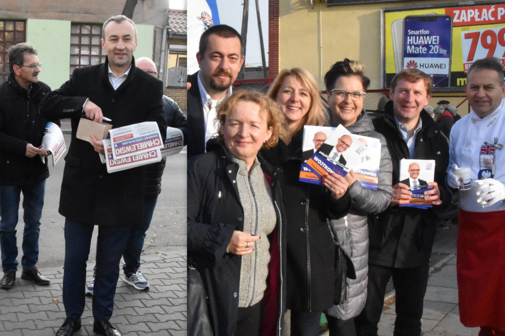 Walka o głosy na targowisku