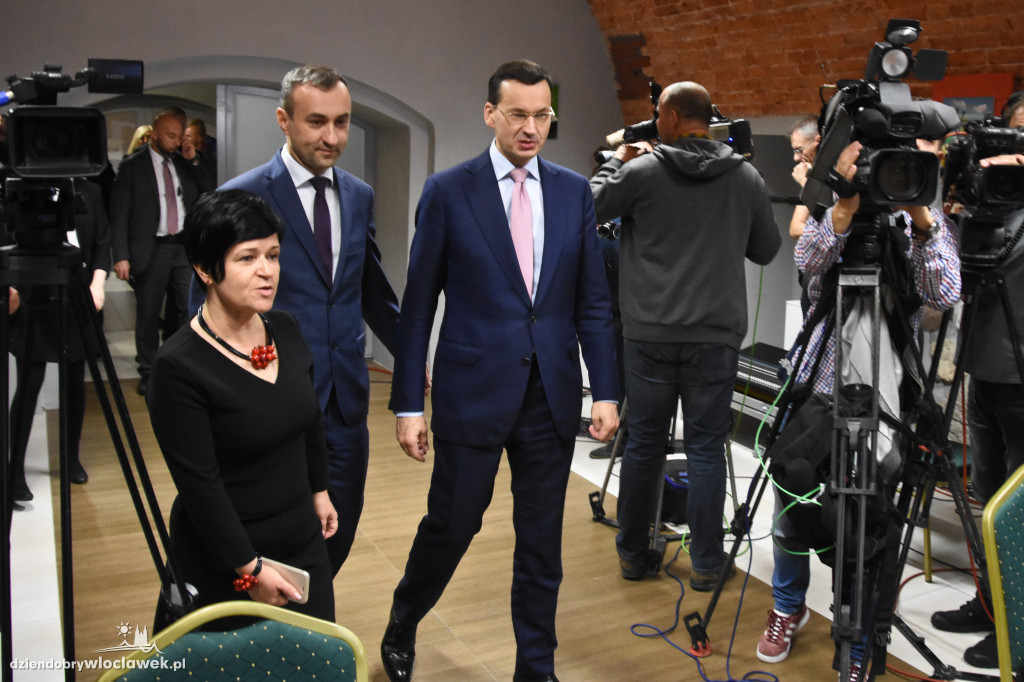 Premier Morawiecki we Włocławku