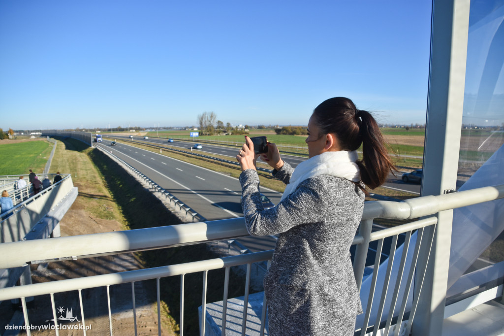 Kładka nad autostradą A1 otwarta