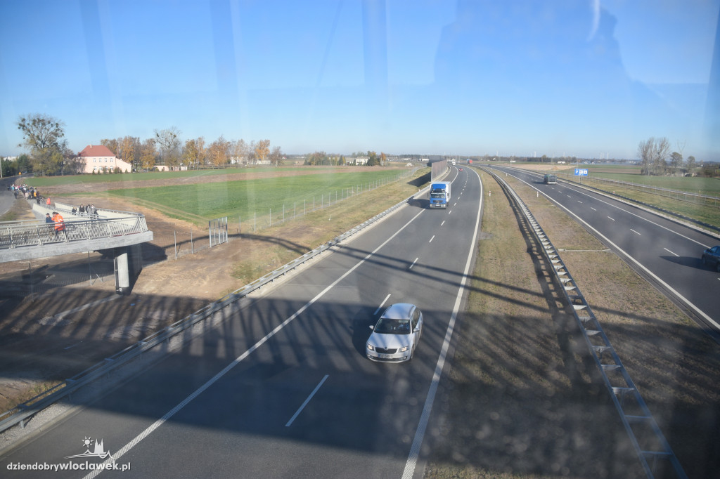 Kładka nad autostradą A1 otwarta