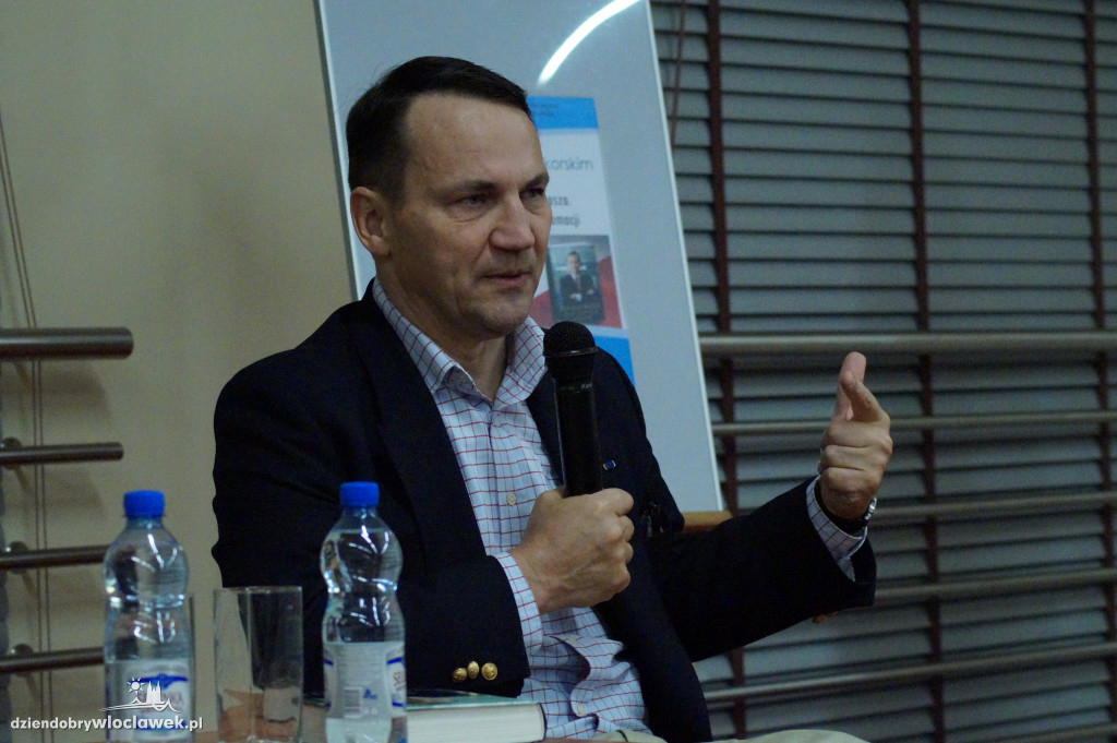 Radosław Sikorski we Włocławku