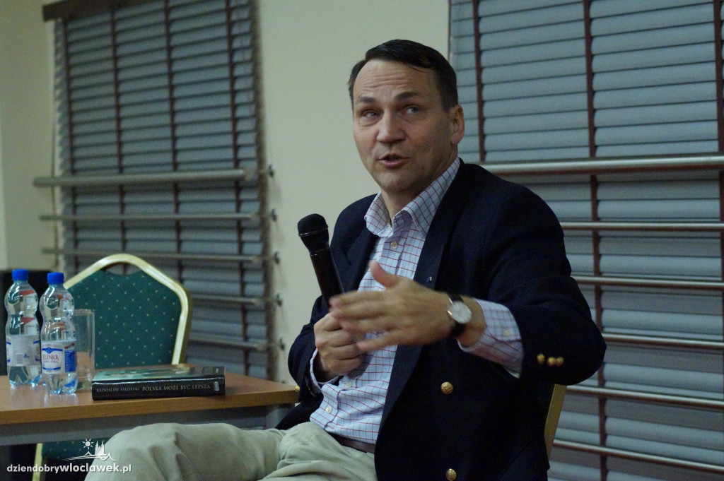 Radosław Sikorski we Włocławku