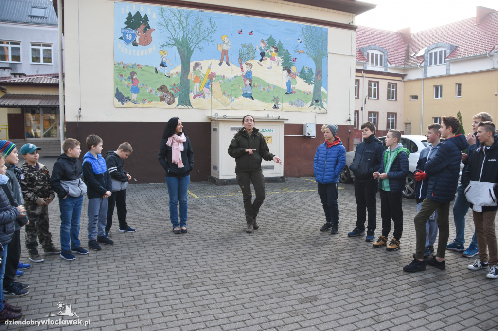 Posadzili drzewa wokół SP 19